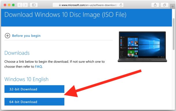 Windows iso file download for mac